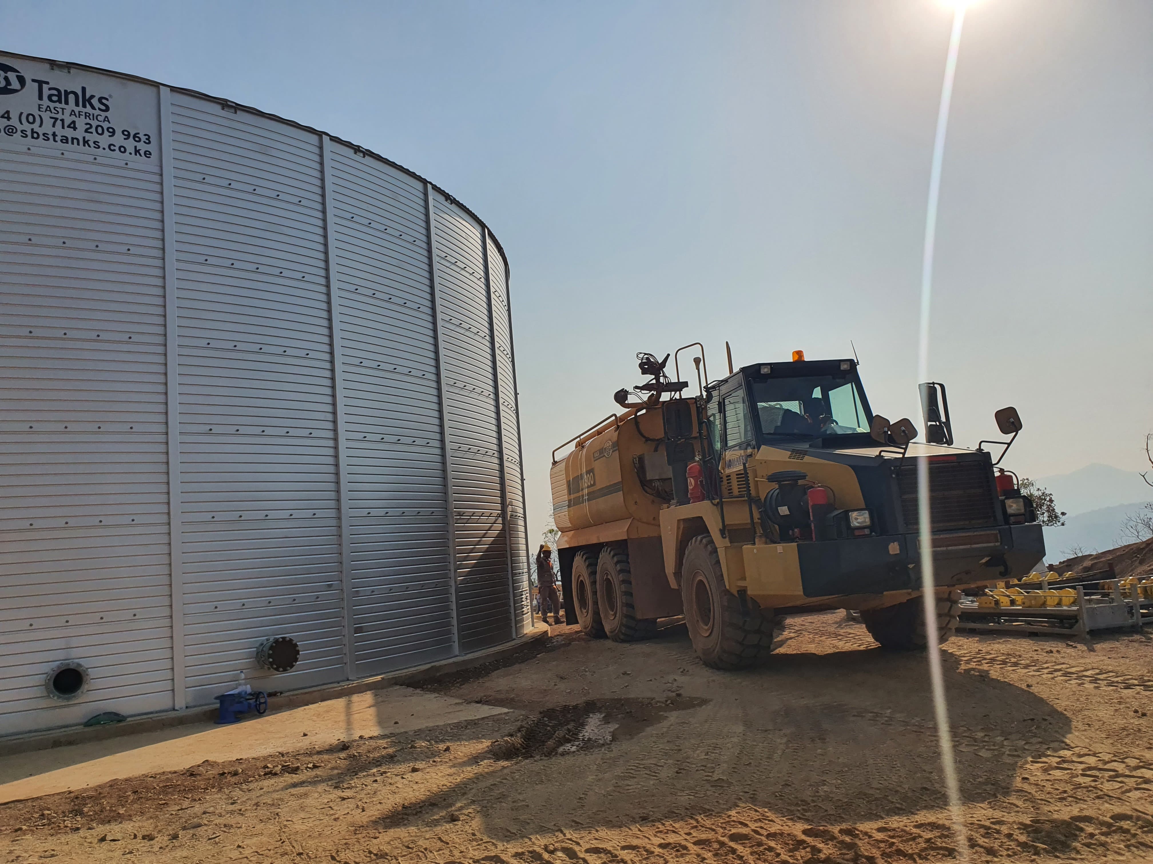 Mining Water Storage Tank